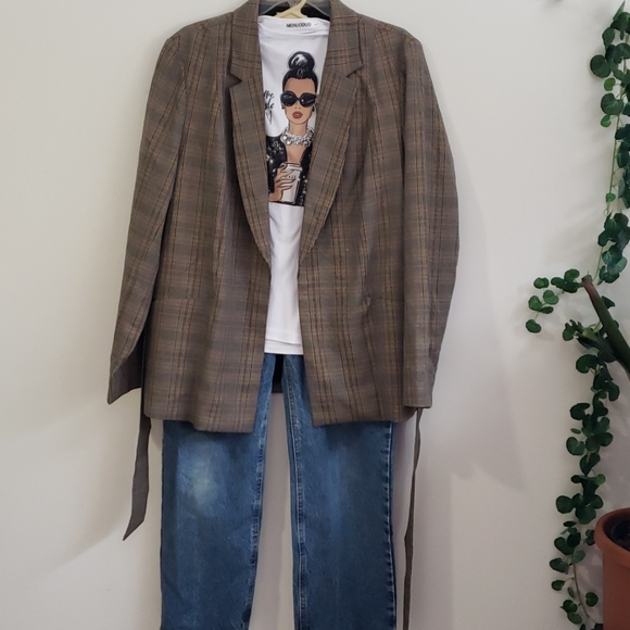 MINNA PLAID BLAZER - Picture 9 of 13